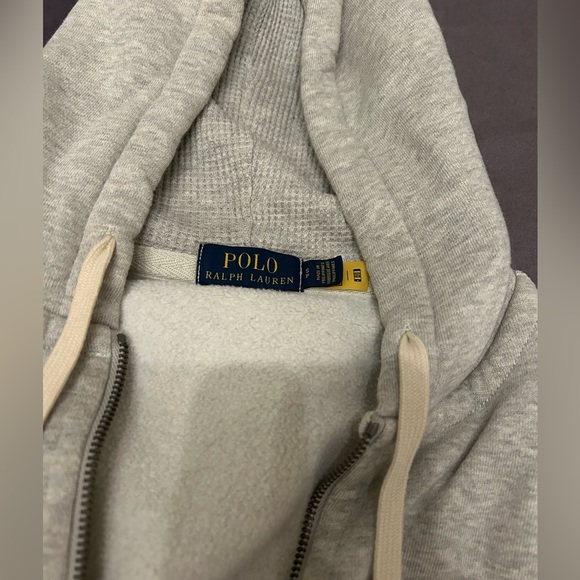 Grey Polo Ralph Lauren zip up sweater, men’s size small, hardly worn - Picture 2 of 5